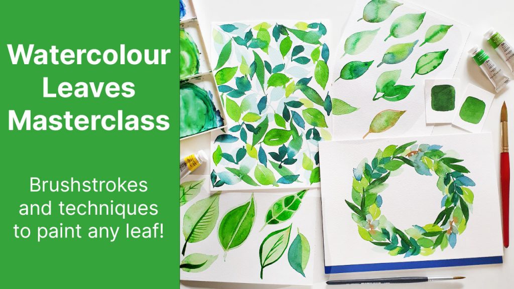 watercolor-leaves-masterclass-skillshare-class-emily-wassell