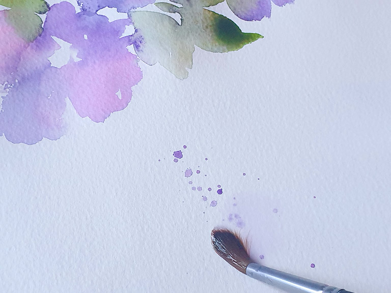 how to fix dried mistakes in watercolour