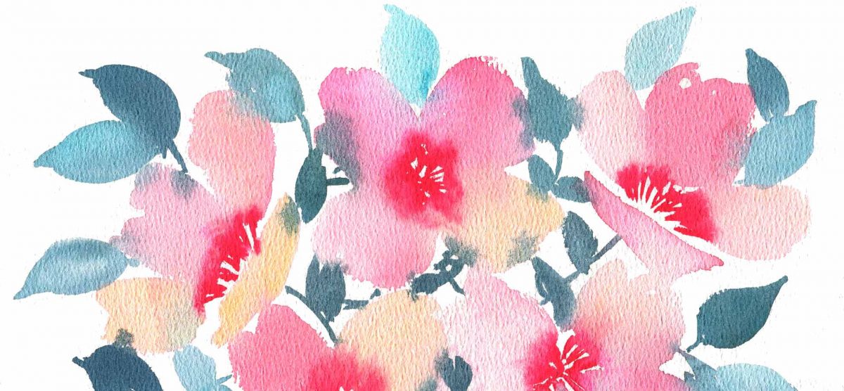 watercolor florals