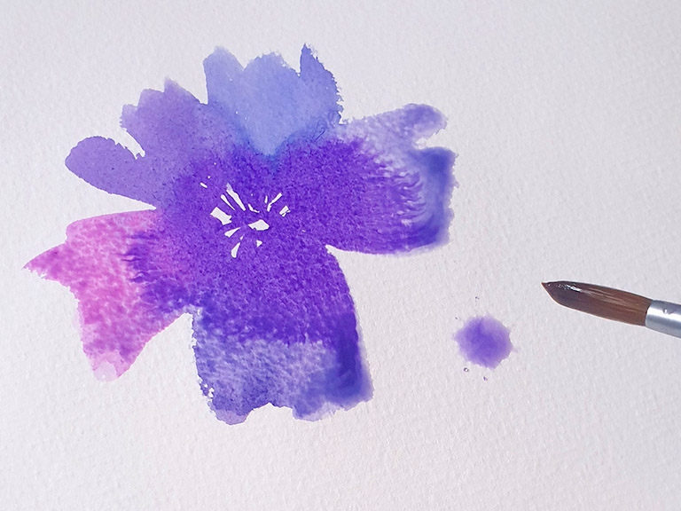 how to fix watercolour painting mistakes drips