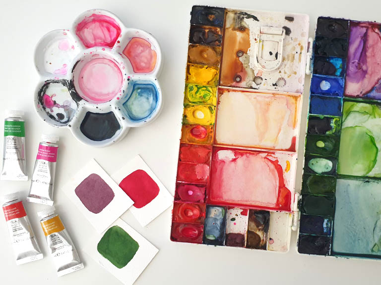 watercolor palette guide